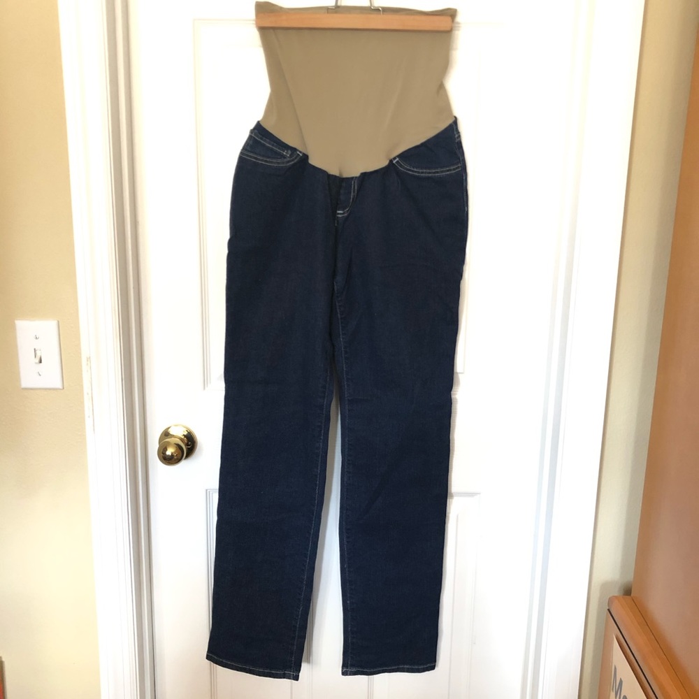 Indigo Blue Maternity Bootcut Jeans Sz M